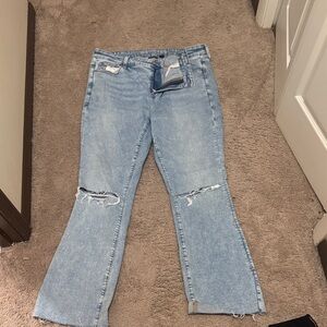 American Eagle Outfitters Light Blue Flare Jeans